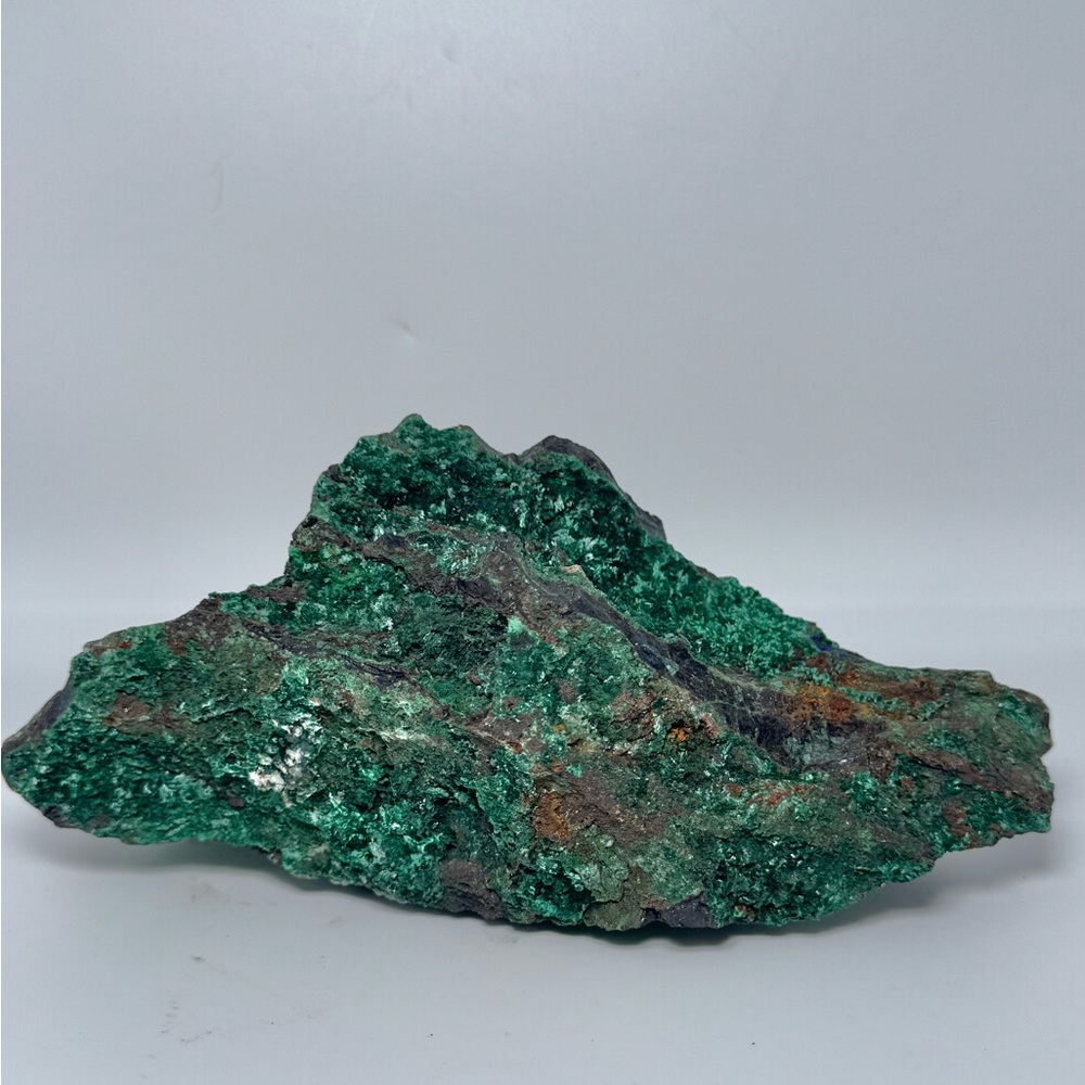 Large Raw Malachite and Azurite Specimen - Picture 5 of 8